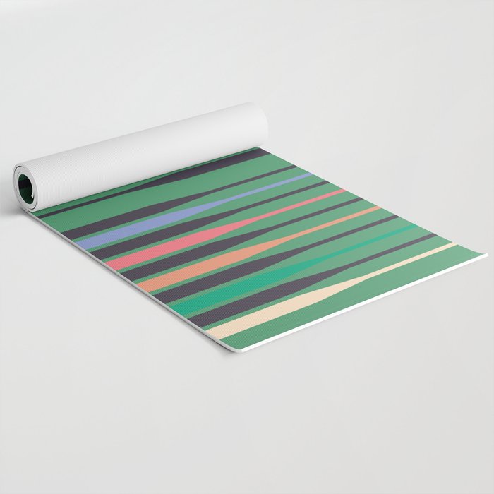 geometric abstract 249 Yoga Mat Gallery Image 2