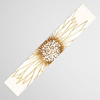 Gold Sunflower Drawing Table Runner Gallery Image 3