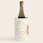 Gold Sunflower Drawing Wine Chiller Gallery Image 2