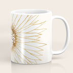 Gold Sunflower Drawing Coffee Mug Gallery Image 1