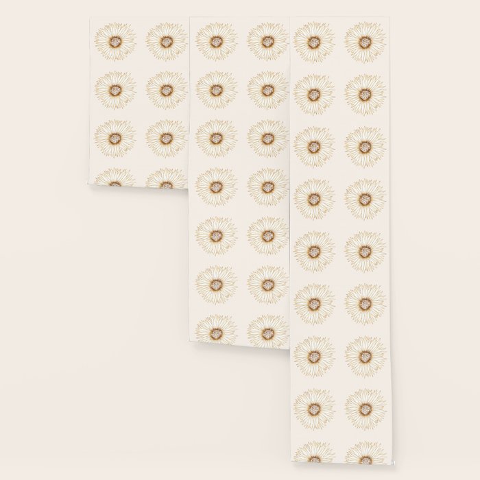 Gold Sunflower Drawing Wallpaper Gallery Image 3