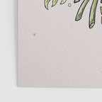 Parasaurolophus & Palms | Dinosaur Botanical Art Poster Gallery Image 3