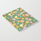 Floral pattern green Notebook Gallery Image 2