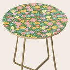 Floral pattern green Side Table Gallery Image 2