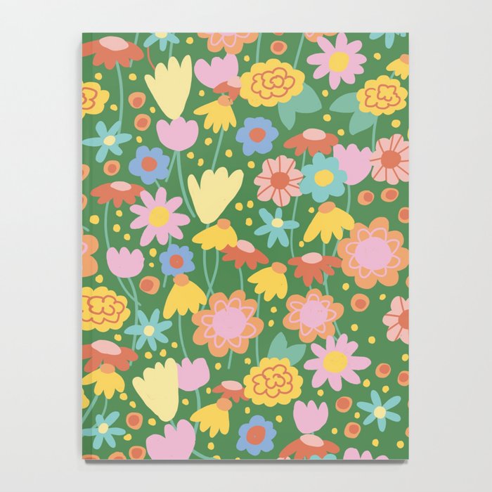 Floral pattern green Notebook Gallery Image 4