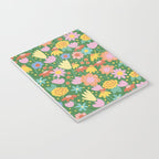 Floral pattern green Notebook Gallery Image 3