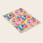 Tropical watercolor flower nature art pattern Notebook Gallery Image 3