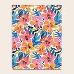 Tropical watercolor flower nature art pattern Notebook Gallery Image 4