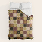 Retro Flowers Check Pattern III Comforter Gallery Image 6