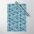 Arabella - Washed Indigo Wrapping Paper Gallery Image 1