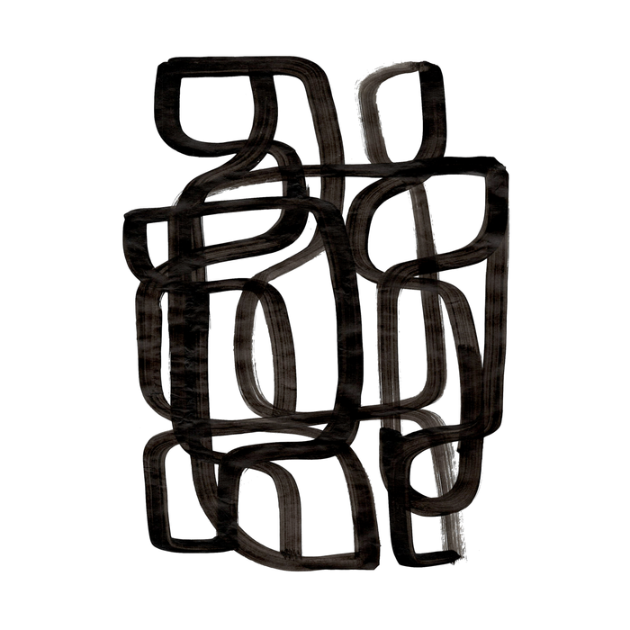 'Writing On The Wall' Mid Century Modern Fun Abstract Shapes  Coffee Mug Gallery Image 2