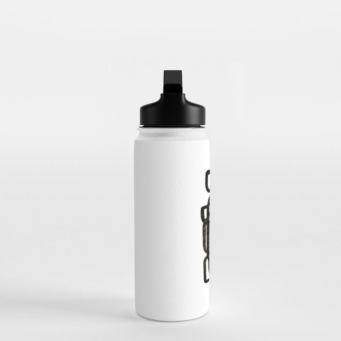 'Writing On The Wall' Mid Century Modern Fun Abstract Shapes  Water Bottle Gallery Image 3