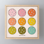 Rainbow Pickleballs Mini Art Print Gallery Image 1