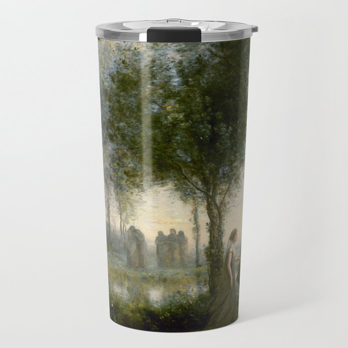Jean-Baptiste-Camille Corot "Orpheus Leading Eurydice from the Underworld" Travel Mug Gallery Image 1