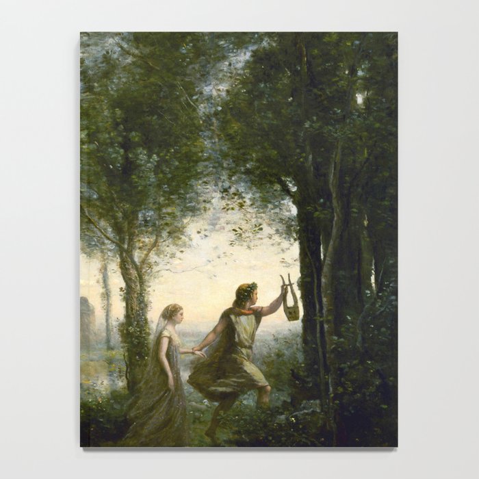Jean-Baptiste-Camille Corot "Orpheus Leading Eurydice from the Underworld" Notebook Gallery Image 4
