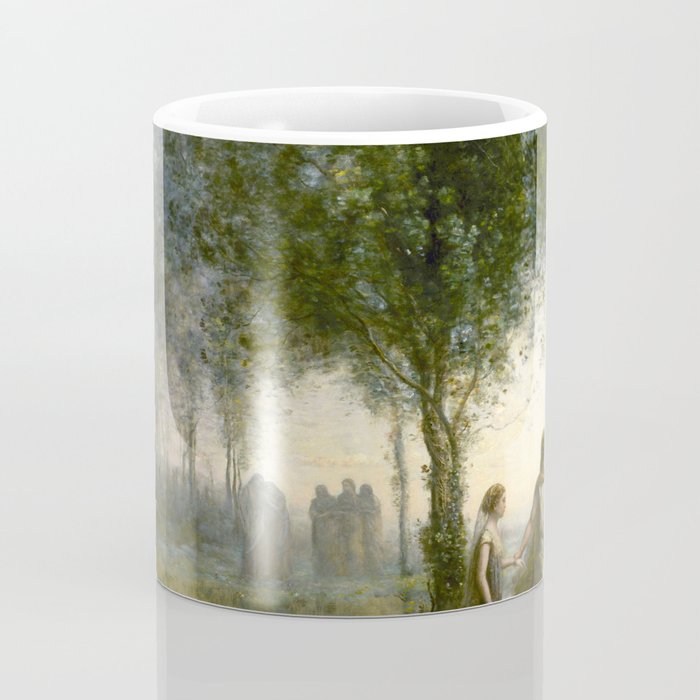 Jean-Baptiste-Camille Corot "Orpheus Leading Eurydice from the Underworld" Coffee Mug Gallery Image 4