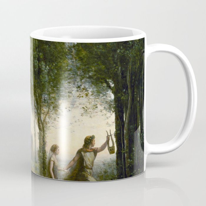 Jean-Baptiste-Camille Corot "Orpheus Leading Eurydice from the Underworld" Coffee Mug Gallery Image 1
