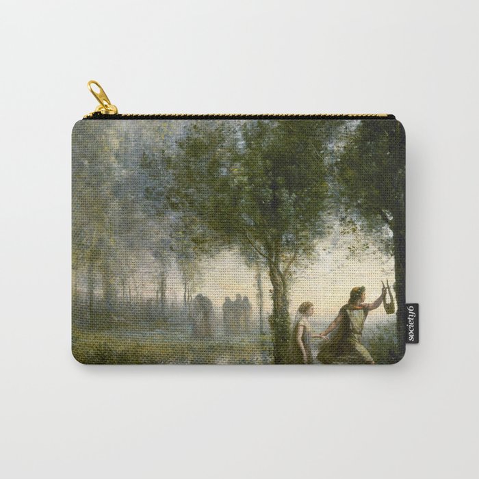 Jean-Baptiste-Camille Corot "Orpheus Leading Eurydice from the Underworld" Carry All Pouch Gallery Image 1
