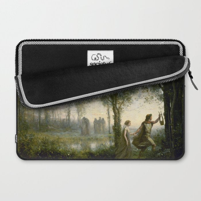 Jean-Baptiste-Camille Corot "Orpheus Leading Eurydice from the Underworld" Laptop Sleeve Gallery Image 2