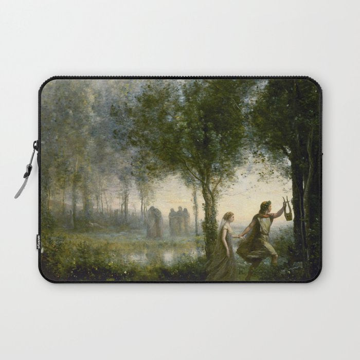 Jean-Baptiste-Camille Corot "Orpheus Leading Eurydice from the Underworld" Laptop Sleeve Gallery Image 1