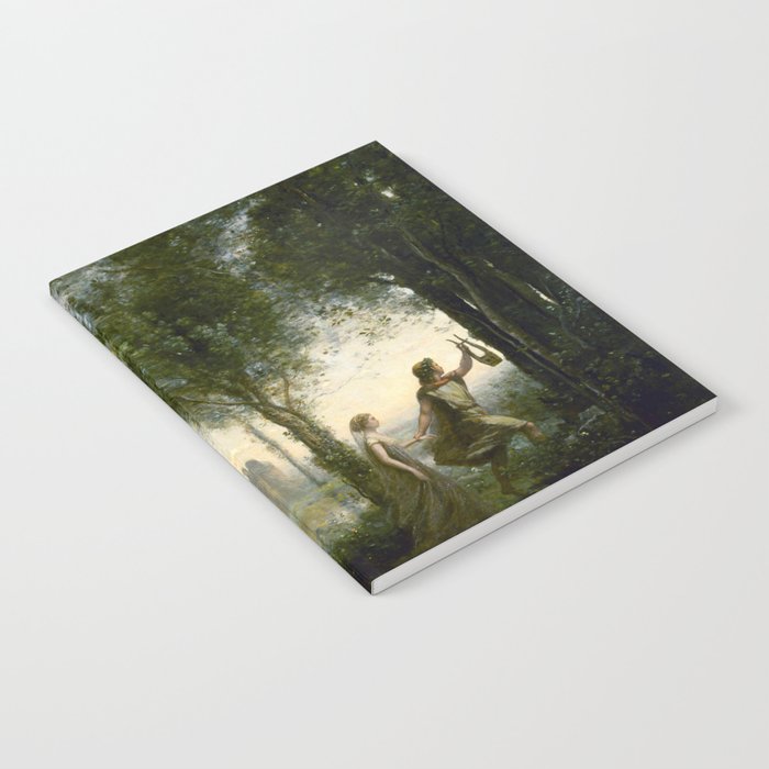 Jean-Baptiste-Camille Corot "Orpheus Leading Eurydice from the Underworld" Notebook Gallery Image 2