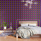 Colorful fun star shape art pattern Wallpaper Gallery Image 3