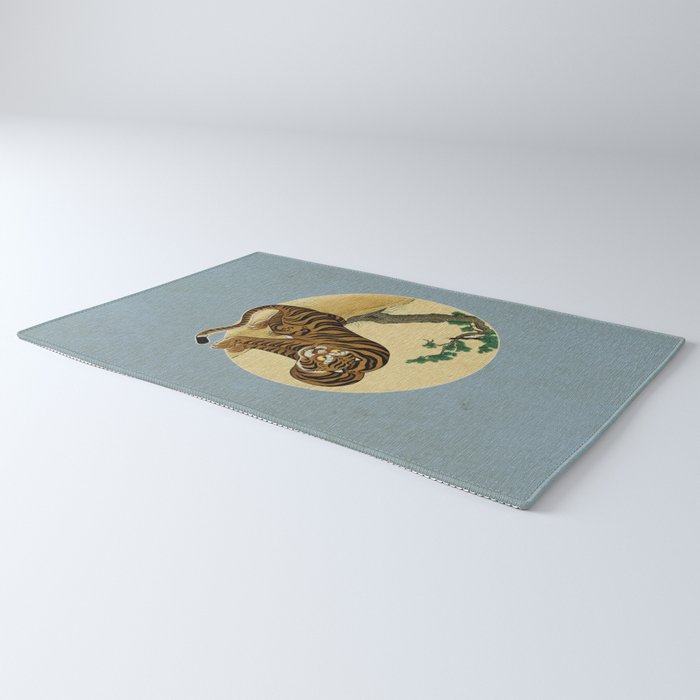 Tiger with magpie type-C : Minhwa-Korean traditional/folk art Rug Gallery Image 3