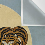 Tiger with magpie type-C : Minhwa-Korean traditional/folk art Wall Tapestry Gallery Image 3