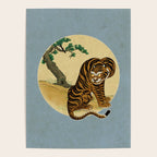 Tiger with magpie type-C : Minhwa-Korean traditional/folk art Poster Gallery Image 4