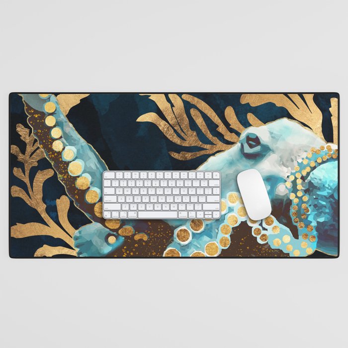 Indigo Octopus Desk Mat Gallery Image 1