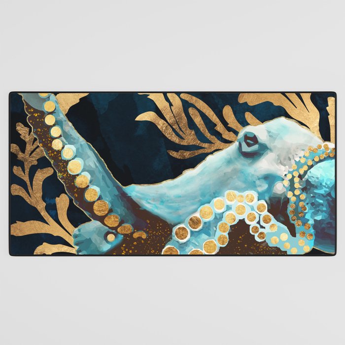 Indigo Octopus Desk Mat Gallery Image 3