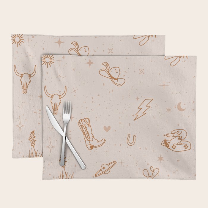 Cowboy Things Placemat Gallery Image 1