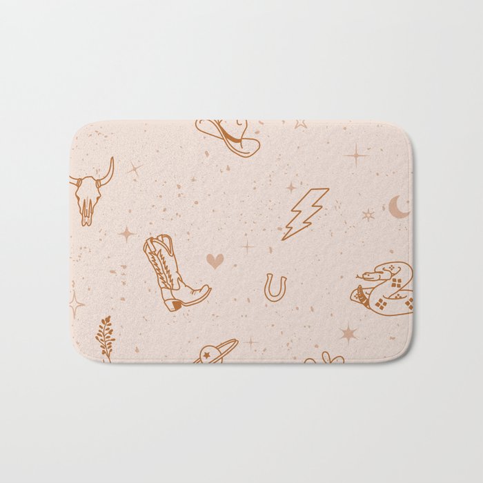 Cowboy Things Bath Mat Gallery Image 1