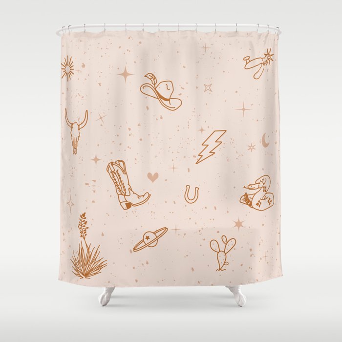 Cowboy Things Shower Curtain Gallery Image 1