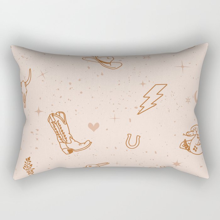 Cowboy Things Rectangular Pillow Gallery Image 1