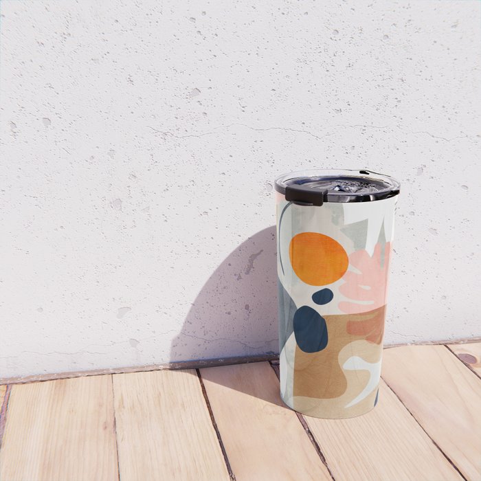 minimal shapes abstract 2 Travel Mug Gallery Image 4