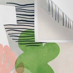 minimal shapes abstract 2 Wall Tapestry Gallery Image 3