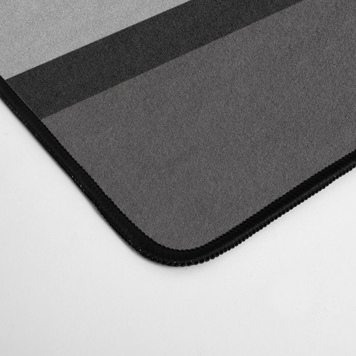 Triangels Geometric Lines red - grey - white Desk Mat Gallery Image 4