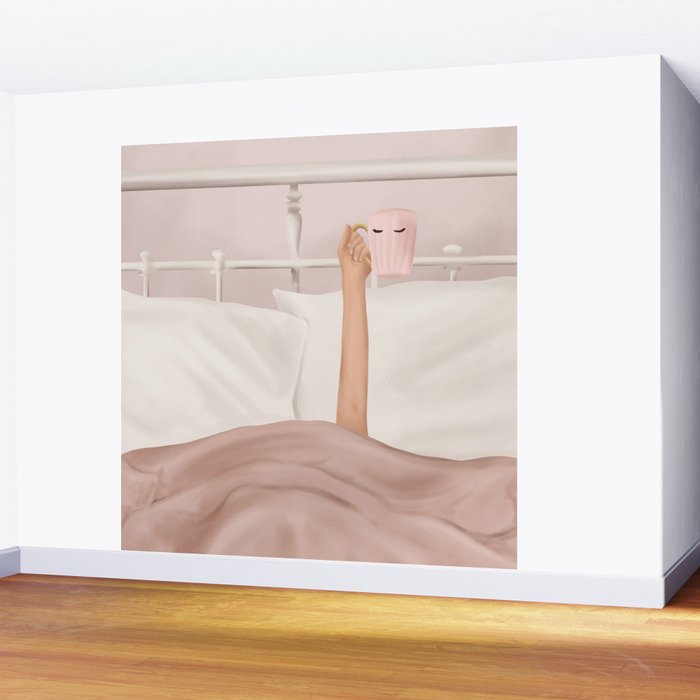 Coffee Cup Wall Mural Gallery Image 2