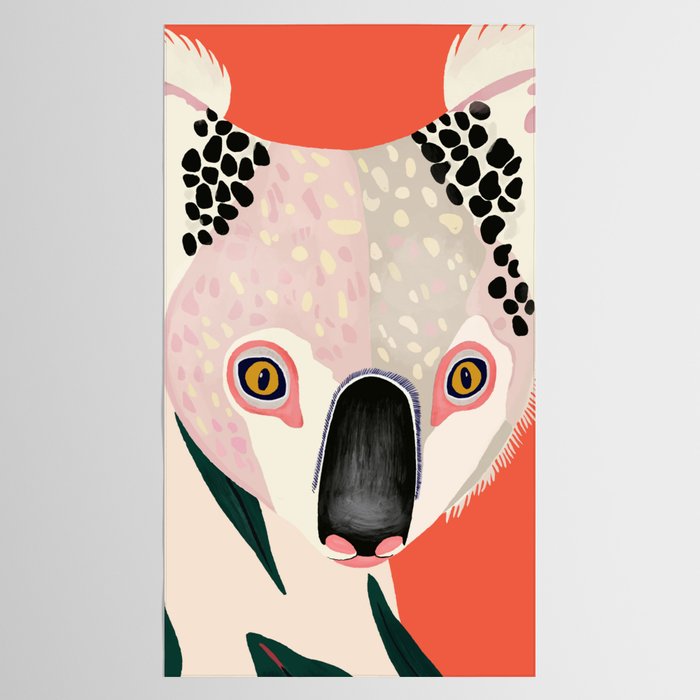 Koala Portrait Tablecloth Gallery Image 2