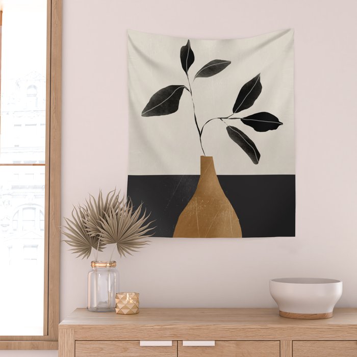 minimal plant 6/2 Wall Tapestry Gallery Image 2