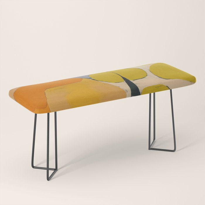 Mid Century Organic Shapes II Bench Gallery Image 1