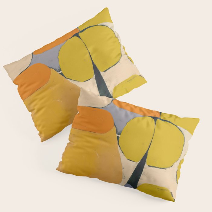 Mid Century Organic Shapes II Pillow Sham Gallery Image 3