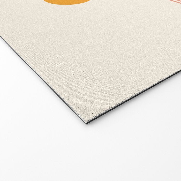 Abstraction_SUN_DOUBLE_LINE_POP_ART_Minimalism_001C Welcome Mat Gallery Image 2