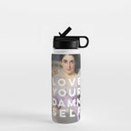 Love Your Damn Self - Funny Inspirational Quote Water Bottle Gallery Image 1