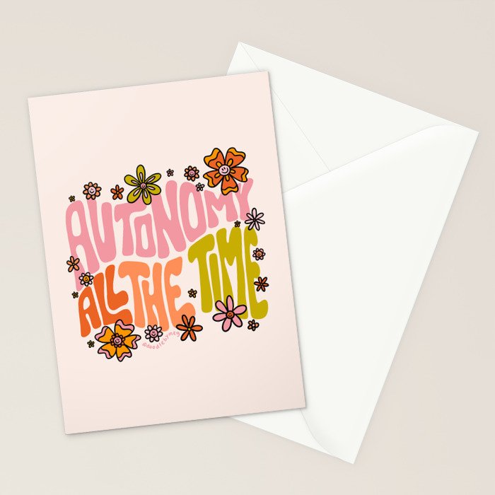 Autonomy All The Time Stationery Card Gallery Image 2