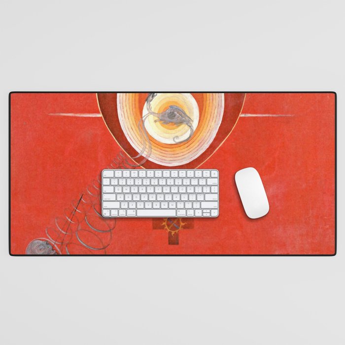 Hilma af Klint "The Dove, No. 08, Group IX-UW, No. 32" Desk Mat Gallery Image 1