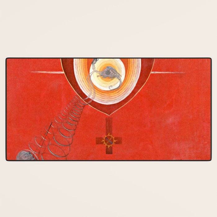 Hilma af Klint "The Dove, No. 08, Group IX-UW, No. 32" Desk Mat Gallery Image 3