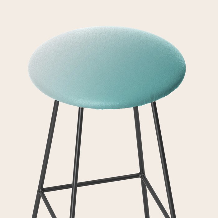 Light Teal Gradient Stool Gallery Image 2