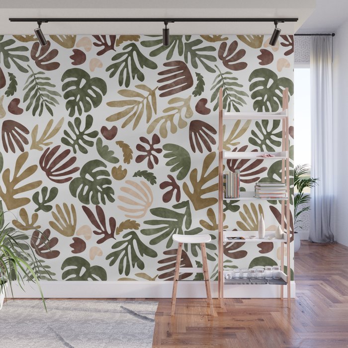 Matisse abstract jungle 17 Wall Mural Gallery Image 1